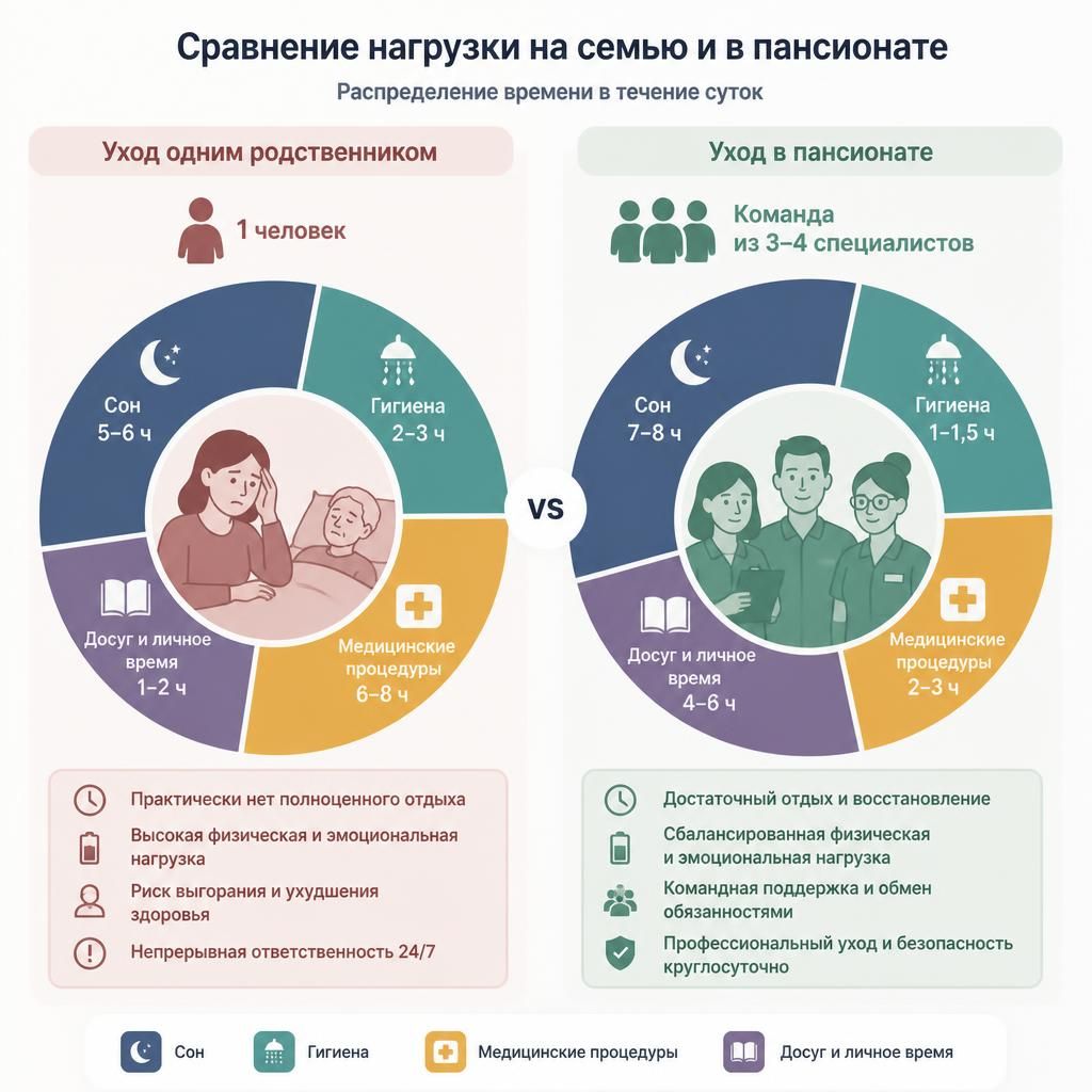 Сравнение нагрузки